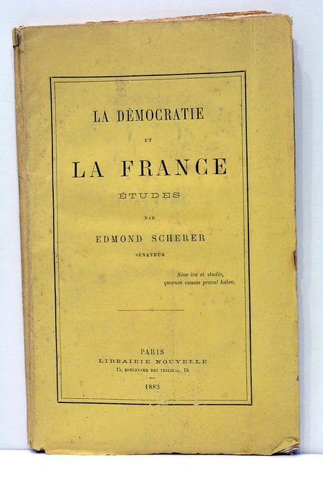 La démocratie et la France.