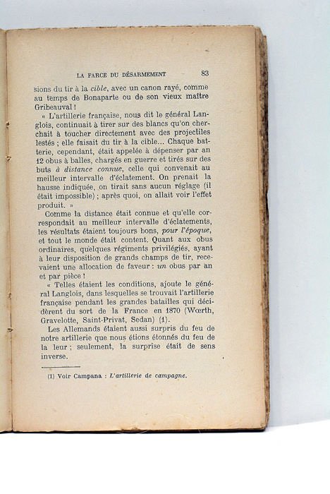 La Farce du Désarmement. Préface de Louis Forest.