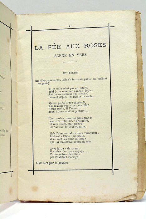 La Fe´e aux Roses. Deuxième édition.