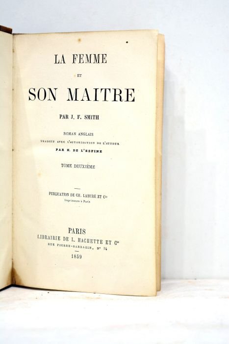La femme et son maitre. Roman anglais traduit avec l'autorisation …