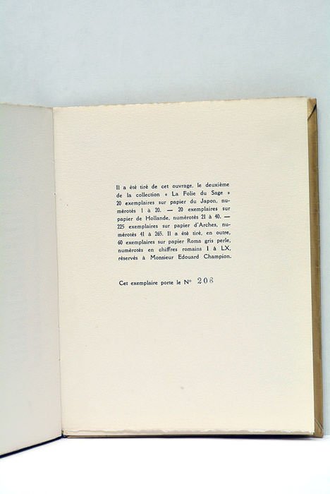 La folie du sage. Vignettes et allégories.