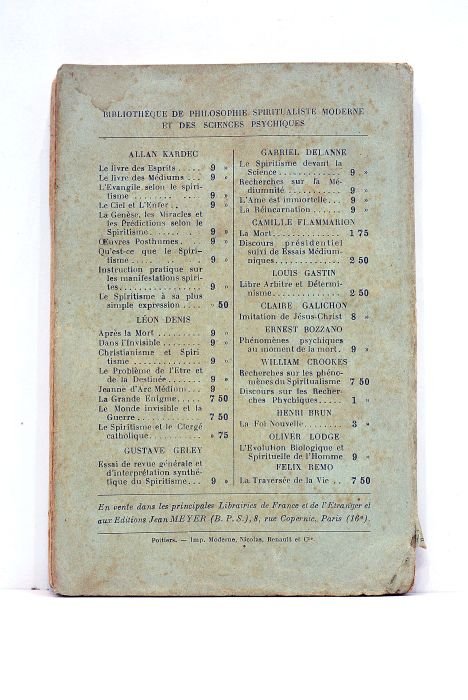 La grande énigme. Dieu et l'Univers. Suivie d'une série d'études …