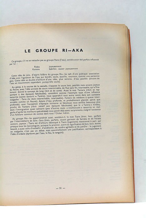 La Langue Malgache en 30 familles de mots. Essai de …