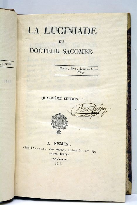 La Luciniade. Quatrième édition.