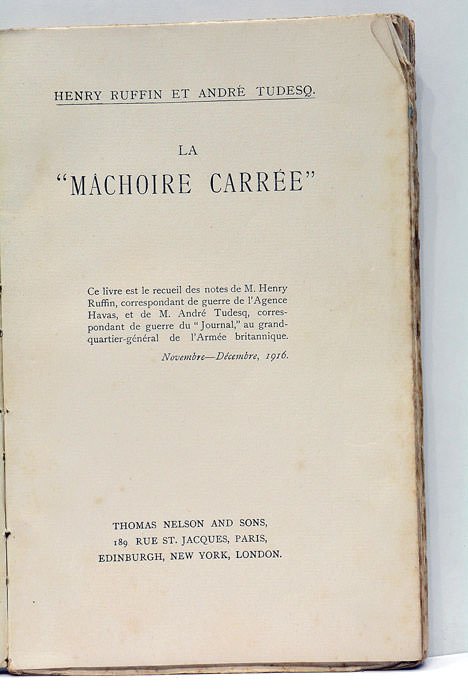La Mâchoire carrée.