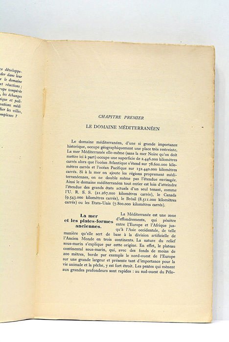 La Méditerranée. Les hommes et leurs travaux.