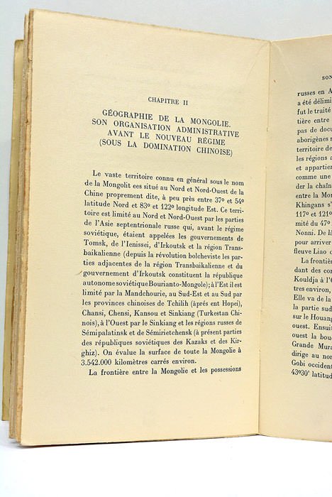 La Mongolie. Historique, géographique, politique.