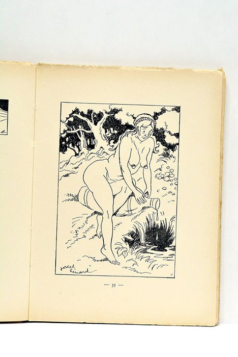 La muse a l'officine. Illustrations de Josep Hémard.