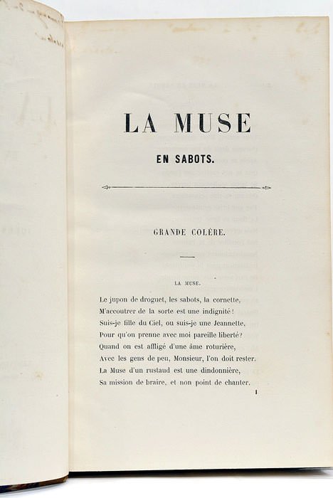La Muse en sabots.