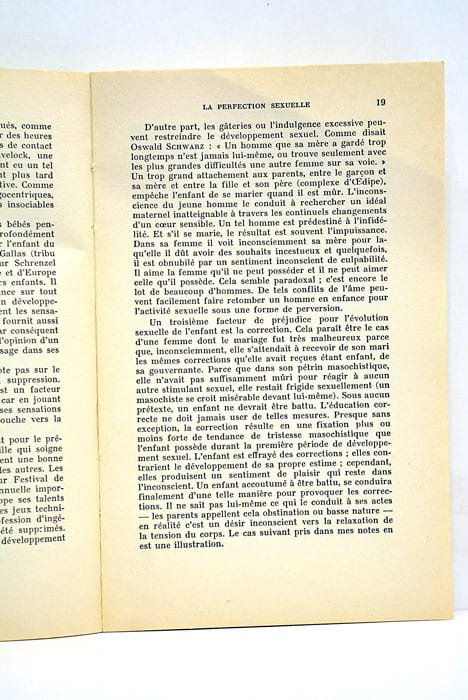 La perfection sexuelle.