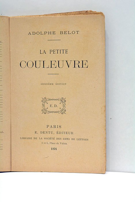 La Petite Couleuvre. Seizième édition.