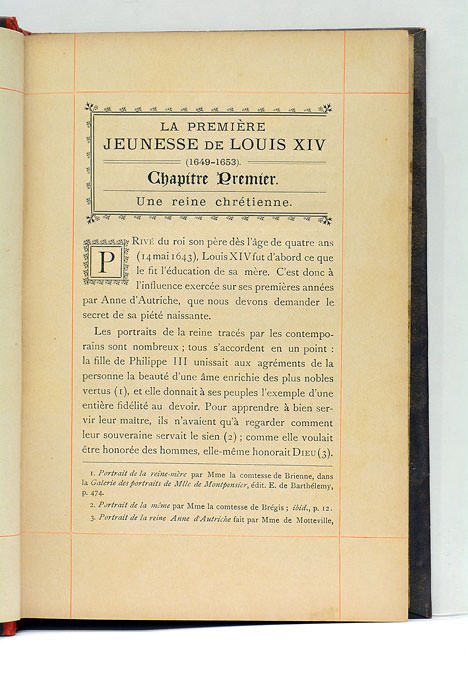 La Première Jeunesse de Louis XIV. 1649-1653. D'après la correspondance …