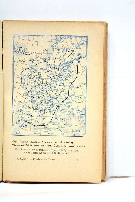 La prévision du temps en agriculture. Avec 60 figures intercallées …