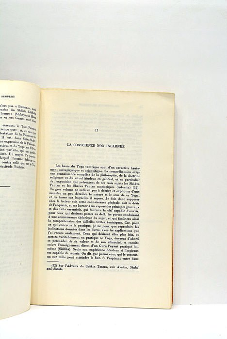 La puissance du serpent. (The serpent power). Introduction au Tantrisme. …