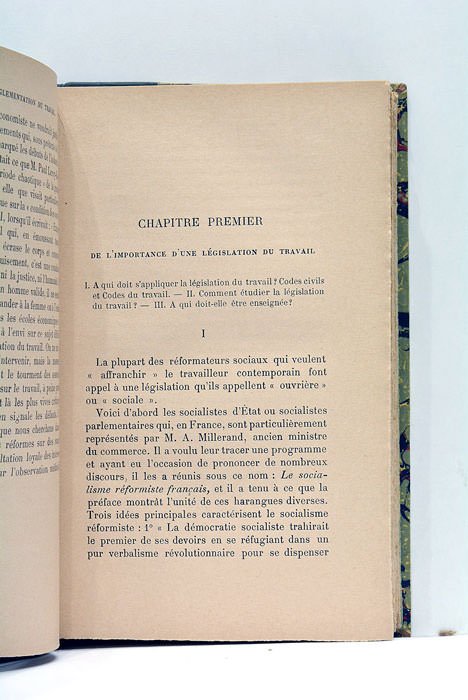 La Réglementation du Travail.