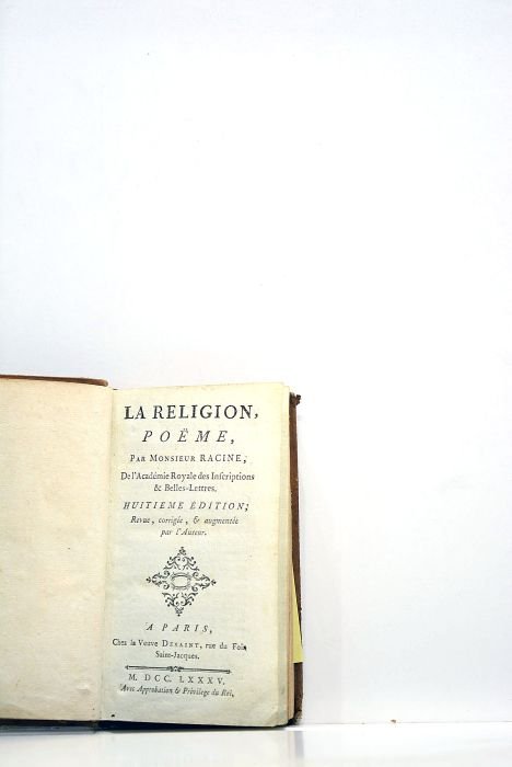 La religion. Poème. Huitième édition revue, corrigée et argumentée par …