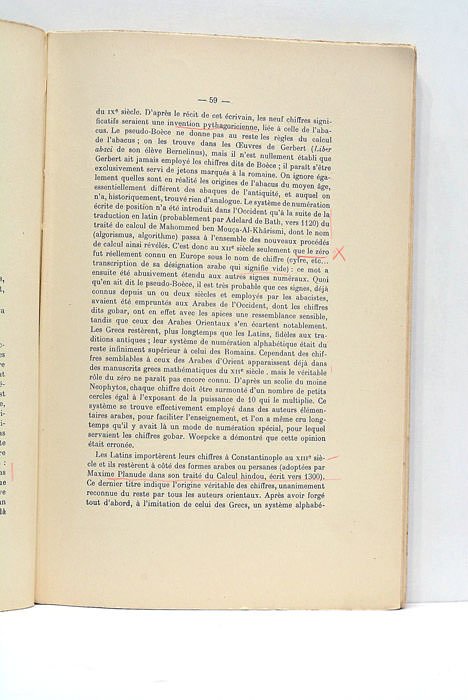 La science des nombres.