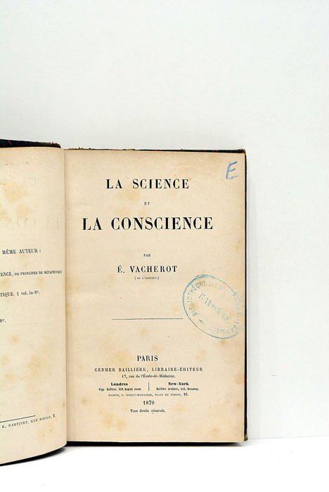 La science et la conscience.