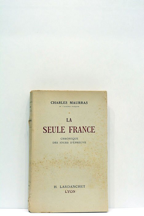 La seule France. Chronique des jours d'épreuve.