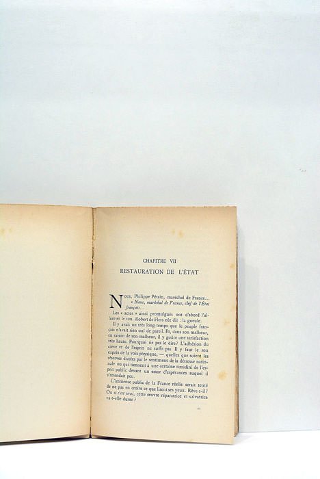 La seule France. Chronique des jours d'épreuve.