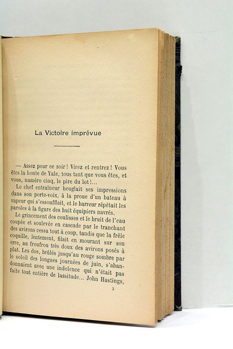La Victoire Imprévue. Et cinq autres nouvelles. Préface de Jacques …