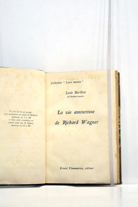 La vie amoureuse de Richard Wagner.
