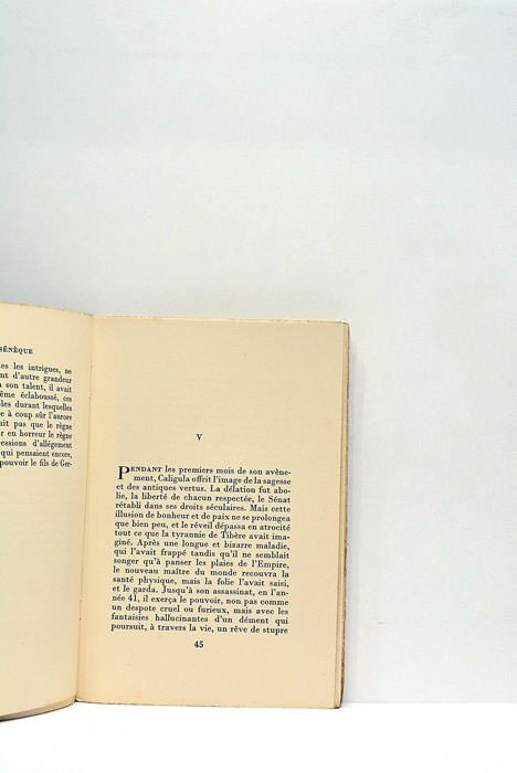 La vie de Sénèque.