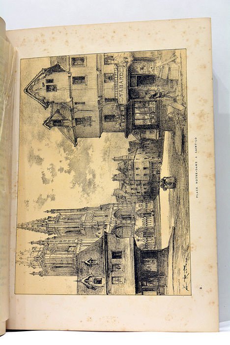 La Vieille France. Texte, dessins et lithographies. Normandie.