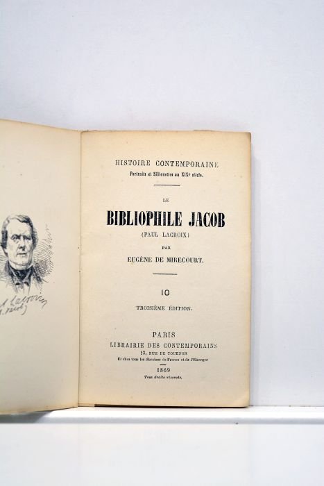 Le Bibliophile Jacob (Paul Lacroix). Troisième édition.