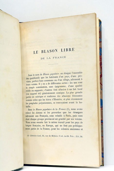 Le blason libre de la France.