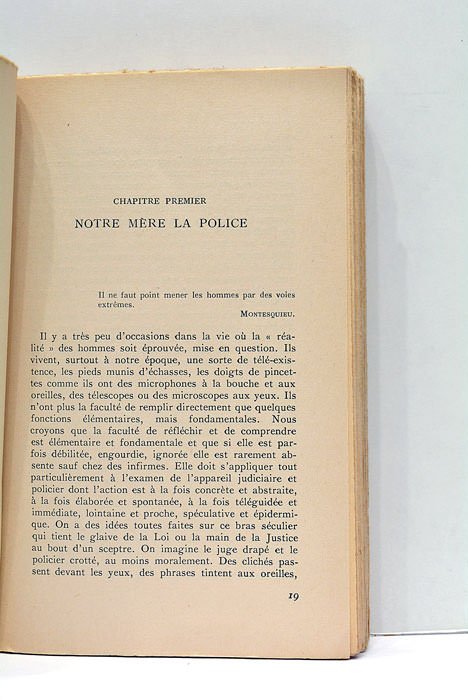 Le Bras Séculier. Justice et Police.