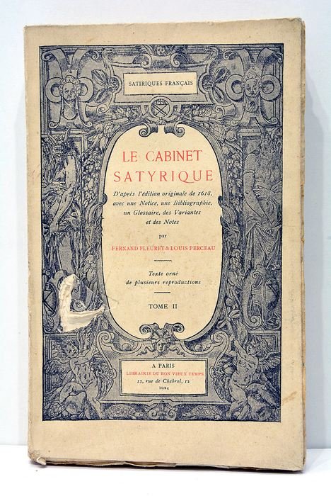 Le cabinet satyrique. Satiriques français.