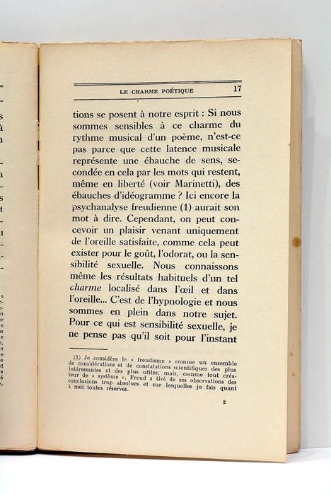 Le Charme Poétique. Essai sur la Sensualité créatrice.