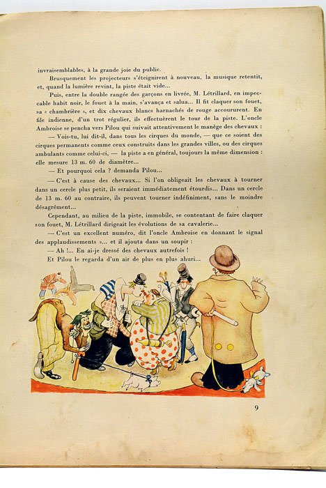Le Cirque. Illustrations de Pierre Luc.