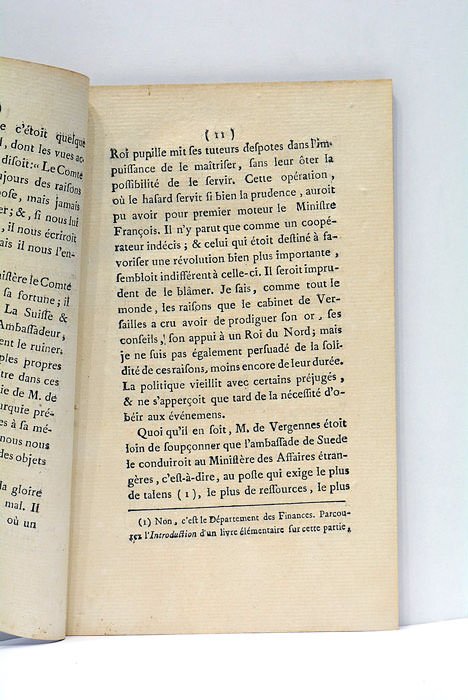 Le Comte de Vergennes, première cause des États-Généraux.
