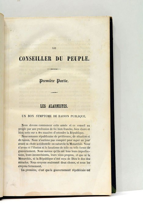 Le Conseiller du peuple. Deuxième année.