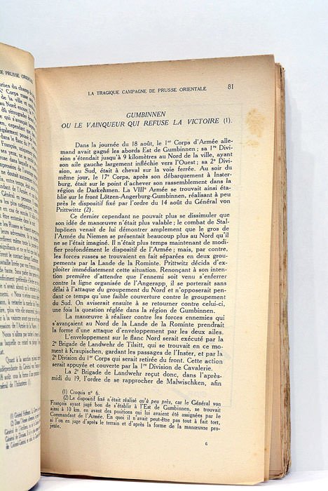 Le coup de dés de Tannenberg. (Août 1914). La tragique …