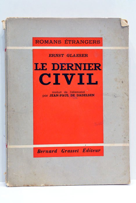 Le dernier civil. Der letzte zivilist.