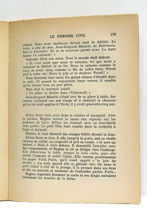 Le dernier civil. Der letzte zivilist.