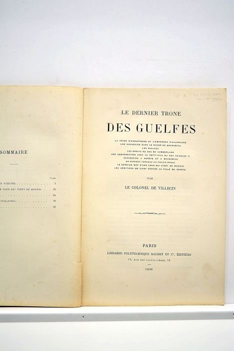Le dernier trone des Guelfes. La reine d'Angleterre et l'empereur …