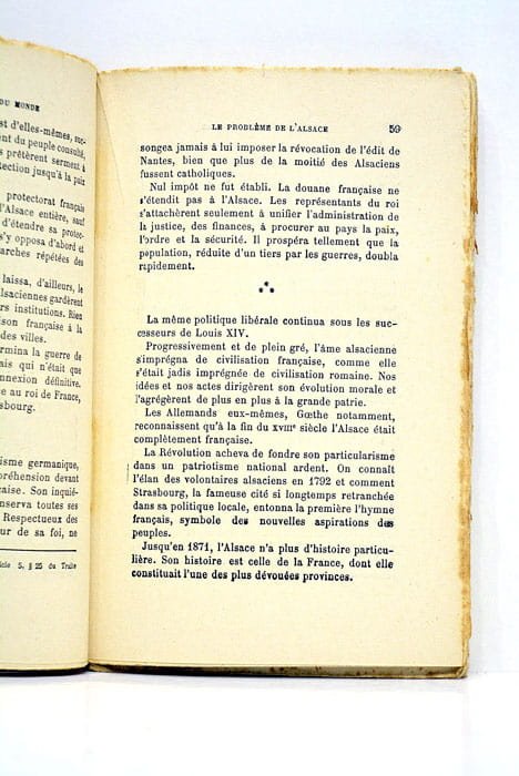 Le déséquilibre du Monde.