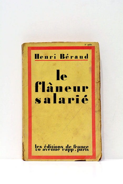 Le flaneur salarié.