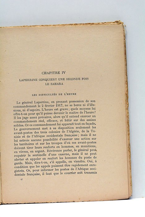 Le Général Laperrine. Grand Saharien. Avec un portrait, deux gravures …