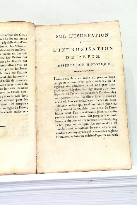 Le Grand Crime de Pépin Le Bref. Dissertation Historique et …