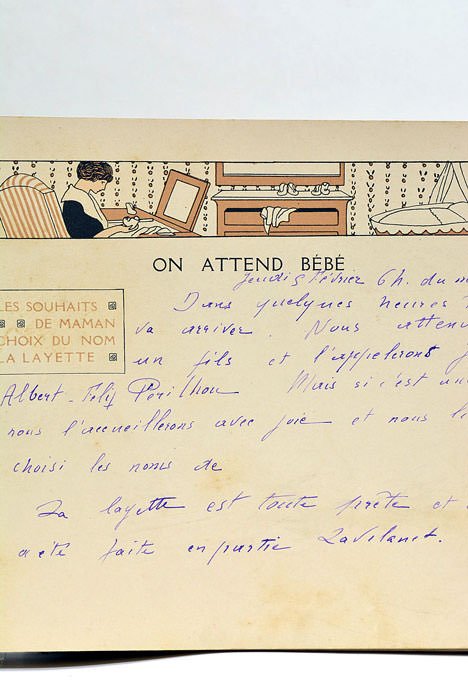 Le journal de bébé, tenu par maman: frises et estampes.