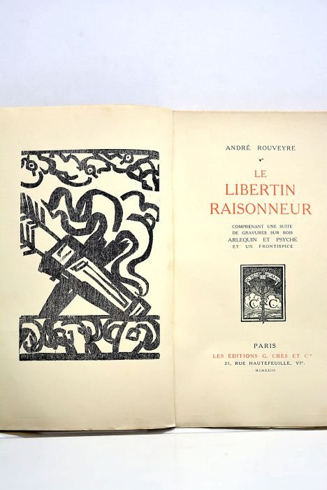 Le libertin raisonneur. Comprenant une suite de gravures sur bois. …