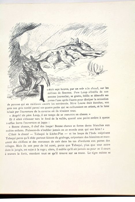 Le livre de la jungle. Traduction de Louis Fabulet et …