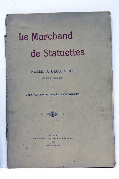 Le Marchand de Statuettes. Poème à deux voix, en deux …