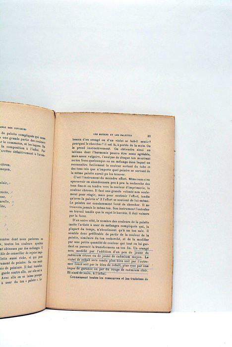 Le mélange des couleurs.