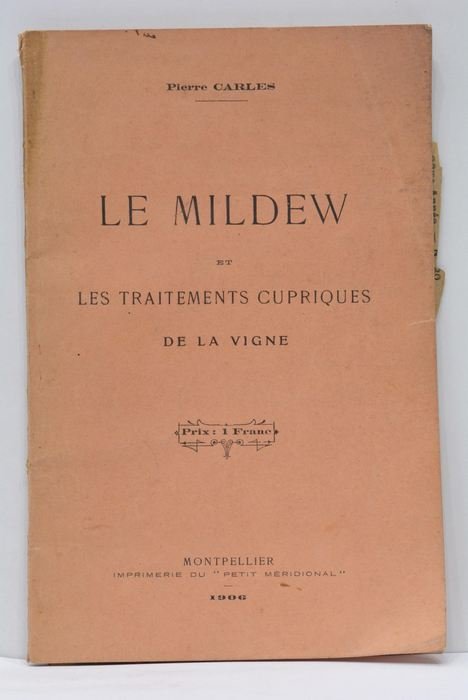 Le Mildew et les traitements cupriques de la vigne.